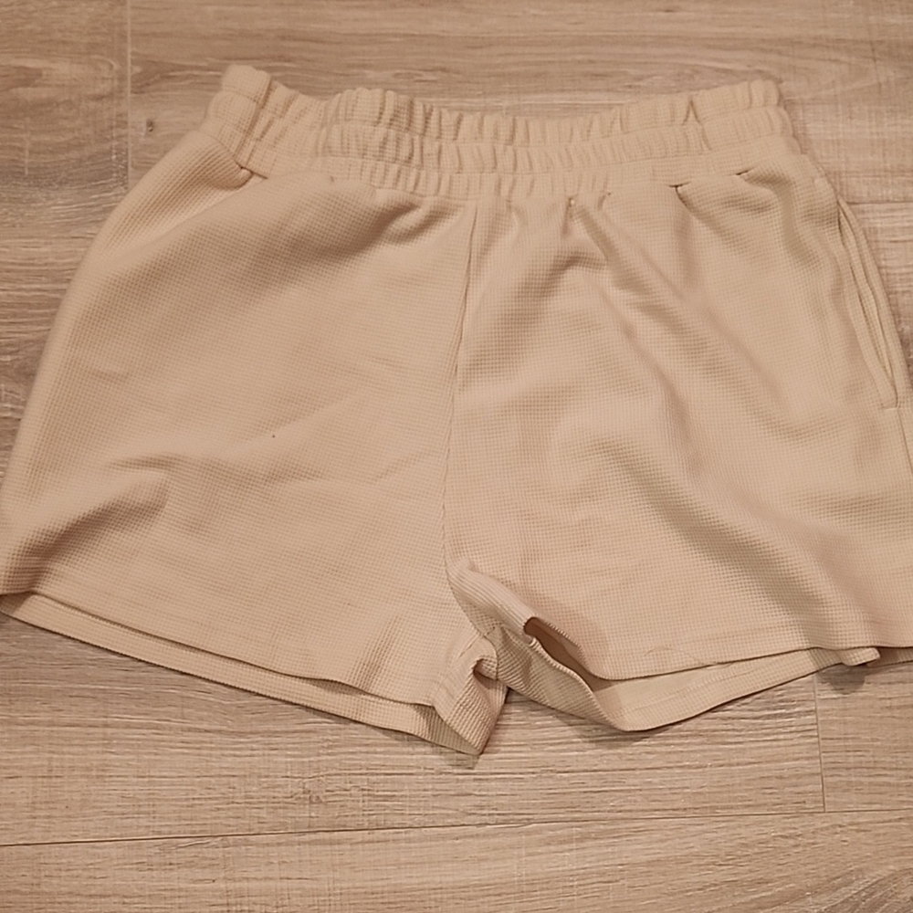 RVCA Women's Tan Athletic Shorts
